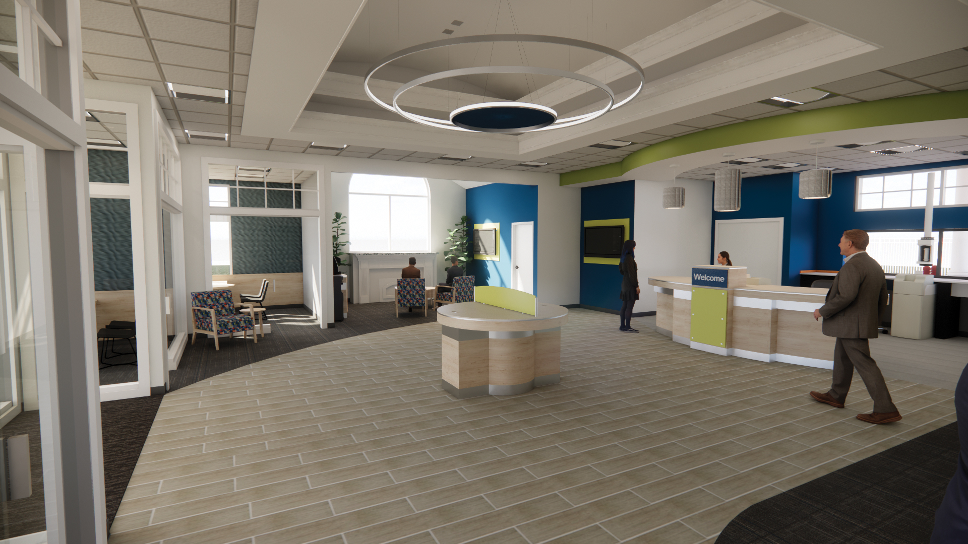 Northeast Bank Auburn Banking Center undergoes interior design