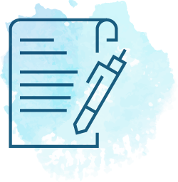 Paper and pen icon